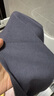 無(wú)印良品（MUJI） 女式 棉厚款 U領(lǐng) 八分袖T恤 FCD76C3A 紫色 L 165/88A 曬單實(shí)拍圖