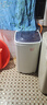 志高（CHIGO）脫水機甩干機小型迷你家用甩干桶出租房宿舍大容量單杠脫水桶烘干一體 12公斤【不銹鋼桶加厚款】 曬單實拍圖