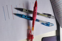 晨光(M&G)文具GP1008 按動中性筆學(xué)生0.5黑筆簽字筆商務(wù)子彈頭考試專用水筆高顏值辦公用品 7黑2藍1紅 曬單實拍圖