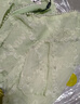 百圖betu女裝夏季新款襯衫雙色法式方領(lǐng)泡泡袖短袖襯衫女2304T42 綠色 M 曬單實(shí)拍圖