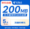 中國(guó)電信無憂卡5元版電話卡上網(wǎng)卡 曬單實(shí)拍圖