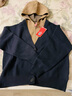 皮爾卡丹（pierre cardin）減齡衛衣運動(dòng)套裝女士運動(dòng)服時(shí)尚毛衣兩件套休閑春秋寬松顯瘦開(kāi)衫 灰藍色 XL【建議115-125斤】 曬單實(shí)拍圖