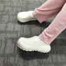 紐凱樂(lè )棉拖鞋女防水外穿厚底保暖棉鞋女防滑包跟月子鞋加絨秋冬季毛毛鞋 卡其色 38-39 曬單實(shí)拍圖