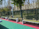 積宿公園椅戶外長椅子庭院不銹鋼防腐塑木長條凳室外廣場小區(qū)公共座椅 白框彩鍍鋅鋼管 定制尺寸聯系客服 曬單實拍圖