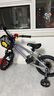 KinderKraftkk兒童自行車(chē)超輕4-6-12歲學(xué)生單車(chē)青少年男女孩禮物山地車(chē)14寸紫 曬單實(shí)拍圖