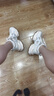 73Hours趙露思白鹿同款女鞋椰椰奶凍25新款厚底增高運動(dòng)休閑老爹鞋女 曬單實(shí)拍圖