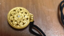 夢(mèng)金園  時(shí)尚飾品吊墜 古法寶相花開(kāi)鏤空鑲嵌莫桑石掛墜生日禮物 大板-凈金重約12.5g克重多退少補 曬單實(shí)拍圖