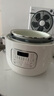 摩飛電器（Morphyrichards）電壓力鍋 電高壓鍋電飯鍋電飯煲 家用2.5L迷你琺瑯釉精釜多功能煲湯鍋電火鍋電煮鍋MR8701白 曬單實(shí)拍圖