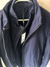雅戈爾（YOUNGOR）羽絨服男連帽羽絨服聚酯纖維面料鵝絨填充保暖舒適 藏青VLYD419889FTA XL 180/100A 曬單實(shí)拍圖