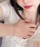 蔓笙紫藤花手鏈女輕奢小眾蝴蝶學(xué)生閨蜜手環(huán)520情人節生日禮物送女友 手鏈【蝴蝶結禮盒】 曬單實(shí)拍圖