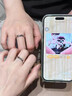 江顏正品純銀戒指相悅情侶對戒閉口刻字求訂結婚情人七夕生日送女男友 【相悅】單只女戒 默認發(fā)開(kāi)口，要閉口拍下留言尺碼 曬單實(shí)拍圖
