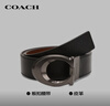 蔻馳（COACH）【品牌直供】男士板扣雙面寬版腰帶皮帶 七夕禮物 送男友 曬單實(shí)拍圖