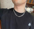 逐青不掉色鈦鋼拼接項鏈男款小眾冷淡風(fēng)街頭嘻哈鎖骨鏈男士頸鏈素鏈子 項鏈(50+5cm) 曬單實拍圖