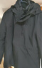 鴨鴨（YAYA）王一博同款冰殼沖鋒衣羽絨服男冬季新款三合一戶(hù)外三防情侶外套HY 青光黑色 L /175 曬單實(shí)拍圖