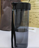 特百惠（Tupperware）瑩彩430ML塑料杯男女士學(xué)生夏季運(yùn)動(dòng)水杯子戶外便攜大容量 酷炫黑 曬單實(shí)拍圖