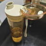 特百惠（Tupperware）晶彩MAX塑料杯600ml 男女士學(xué)生運(yùn)動(dòng)水杯子七夕禮物大容量 奶茶棕 曬單實(shí)拍圖