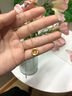 中國珠寶莫比烏斯環(huán)黃金項鏈女士新款足金吊墜生日七夕禮物送女友老婆 莫比烏斯環(huán)吊墜約0.3g+s925銀鏈 曬單實(shí)拍圖