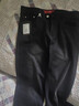 Raidy Boer/雷迪波爾【棉彈面料】男裝秋新金屬修身牛仔褲6051-70 黑色 33 曬單實(shí)拍圖