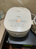 美的（Midea）電飯煲3-4人電飯鍋4L銀鉆內(nèi)膽12大菜單頂置觸控屏家用智能微壓電飯煲MB-AFB4041RL 曬單實(shí)拍圖
