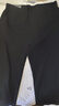 海瀾之家（HLA）休閑褲男輕商務時尚系列四面彈力褲子男25春夏季 黑色80 HKCAW1J040A 38 180/96A推薦171~180斤 曬單實拍圖