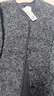 優(yōu)衣庫(kù)女裝仿羊羔絨搖粒絨圓領(lǐng)開衫/千金風(fēng)外套472938 07 青灰色 M /160/84A 曬單實(shí)拍圖