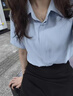 薩拉維夫 SLLAVIF品牌時尚a字半身裙女士夏小個子白色面試傘裙職業(yè)裝半裙西裝裙子 黑色【夏款】更多人購買 S 適合90-100斤可穿 曬單實(shí)拍圖
