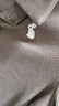 UR秋季新款女裝趣味刺繡圖案修身正肩長(cháng)袖T恤UYY440033 咖棕 S 曬單實(shí)拍圖