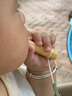 不二寶貝嬰兒輔食磨牙棒 嬰兒寶寶零食輔食 高鈣磨牙餅干帶繩防掉64g 6月+ 曬單實拍圖