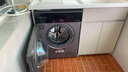 Twinwash10公斤大容量洗烘一體機滾筒洗衣機全自動BLDC變頻電機全平嵌入式洗衣機 T1G滾筒洗衣機【墨黑灰】 曬單實拍圖