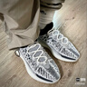 阿迪達斯YEEZY350條紋斑馬椰子夏日透氣男女休閑鞋IG9608 43 曬單實(shí)拍圖