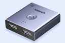 綠聯(lián)HDMI2.0雙向切換器二進一出4K60Hz高清一拖二1分2筆記本電腦主機拓展接顯示器投影電視分屏器55006 曬單實拍圖
