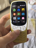 諾基亞【2024現(xiàn)貨開售】Nokia 3210 4G全網(wǎng)通2.4英寸 直板按鍵機 超長待機 老人老年學生備用機 官方正品 金色 官方標配 曬單實拍圖