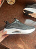 CUNKXYVZO品牌男鞋秋冬季新款皮面運動(dòng)休閑鞋網(wǎng)面輕便減震炭板跑步鞋旅游鞋 黑白【皮面N8521】 38 曬單實(shí)拍圖