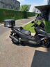 星騎俠星騎俠適pcx160尾箱LEAD新大洲本田NS125LA摩托車(chē)NS110LQ后備箱DT 55L勇者無(wú)畏黑+靠背+不銹鋼底座 曬單實(shí)拍圖