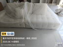 林氏家居勞倫斯布藝沙發(fā)客廳新款貓抓布奶油風沙發(fā)直排林氏木業(yè)BS514 【2.8米|流花白】防水耐磨貓抓布 曬單實拍圖