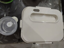 WCZ德國316L中小學(xué)生保溫飯盒上班族大容量五格可微波304不銹鋼餐盒 【316抗菌鋼】武士灰-保溫袋+湯碗+餐具 2.9L 曬單實(shí)拍圖