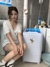 小財鴨脫水機家用甩干機大容量不銹鋼甩干桶脫水桶小型單缸單甩干衣機宿舍出租房單脫水速干熱烘干一體 尊享-Ag+銀離子|不銹鋼甩桶|仿生手洗 99%強力脫水/洗棉襖四件套/Ag+銀離抑菌除螨 曬單實(shí)拍圖