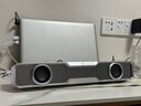 漫步者花再Halo SoundBar桌面音響音箱家用臺式電腦游戲音響長(cháng)條有線(xiàn)音箱藍牙5.4RGB燈效 破曉白 曬單實(shí)拍圖
