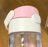 膳魔師巧虎tritan吸管杯幼兒園兒童水杯小學生開學塑料水壺420ml 粉 曬單實拍圖