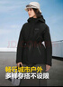 波司登（BOSIDENG）【反季】冬季羽絨服鵝絨女款短款連帽新國標(biāo)90絨商場同款寬松外套 黑色8056 S 160/84A 曬單實拍圖