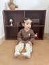 翹腳鴨嬰兒小外套純棉男女寶寶長袖上衣服春秋季外出開衫T恤內(nèi)衣 （2件裝）蘑菇多多 90 【建議身高78-90CM】 曬單實拍圖