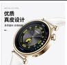 威千圖適用華為手表GT5/5pro/GT4/WATCH5真皮男女士手表表帶時尚男女生41/42mm丨18MM接口【凝雪白】 曬單實拍圖