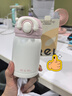 物生物（RELEA）保溫杯女士高顏值迷你口袋杯學(xué)生隨身車載便攜水杯子 春桃香粉-250ml【陶瓷覆膜內(nèi)膽】 曬單實(shí)拍圖