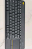 羅技（Logitech）K400Plus無線鍵盤觸控 安卓智能電視電腦筆記本辦公鍵盤 觸摸面板無線觸控鍵盤電池緊湊型即插即用 黑色 曬單實(shí)拍圖