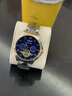 浪琴手表男士自動(dòng)機械表高檔陀飛輪自動(dòng)夜光防水多功能專(zhuān)用男腕表 鋼帶款-間金藍面-升級版 送貔貅皮表帶 曬單實(shí)拍圖
