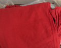 無印良品（MUJI）IDEE 女式 平紋 寬版褲 褲子女款春款休閑褲闊腿褲 紅色 L (165/72A） 曬單實拍圖