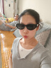 帕莎（Prsr）【千金框】七夕禮物2025年楊超越同款貓眼太陽(yáng)鏡DS3062 -B偏光 曬單實(shí)拍圖