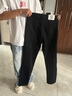 大嘴猴（paul frank）美式闊腿牛仔褲男春秋冬季寬松新款休閑直筒潮牌高街修身褲子男裝 黑色9901H【官方正品】 L 【建議120-140斤】 曬單實(shí)拍圖