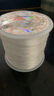 彈力線(xiàn)耐磨皮筋扁形手串手鏈水晶松緊線(xiàn)手工DIY佛珠 水晶串珠線(xiàn) 白色0.6mm60米 1 卷白色 曬單實(shí)拍圖