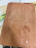 好管家紅檀木整木砧板實木菜板家用案板切菜板抗菌40*28*2.5cm 曬單實拍圖
